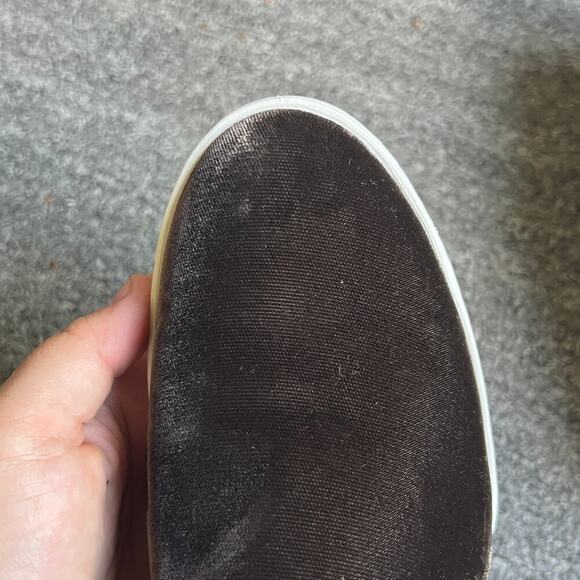 Vince Brown Warren Suede Platform Slip On Sneaker Sz 6 - Picture 10 of 11